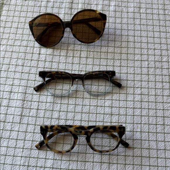 Warby Parker lot of 3 frames ✨ classic chic